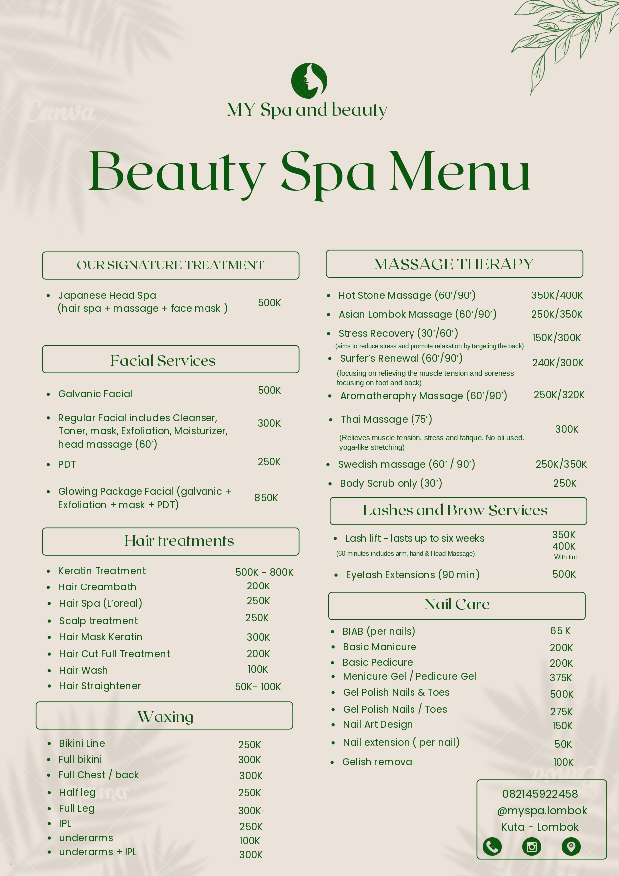 Facial Service